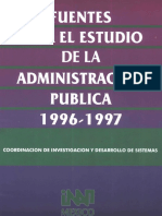 Fuentes para El Estudio de La Administracion Publica 199