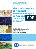 The Fundamentals of Financial Statement Analysis As Applied To The Coca-Cola