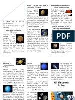 Triptico Sistema Solar