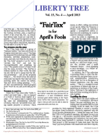 Fair Tax Is For April's Fools