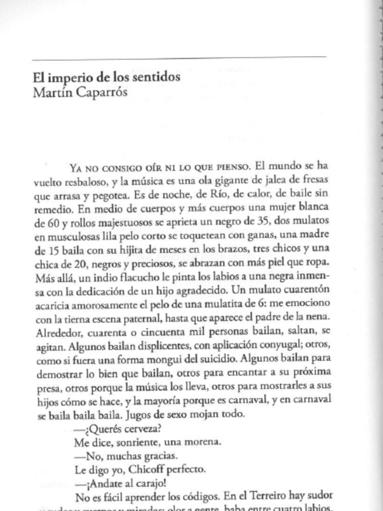 El Imperio de Los Sentidos PDF