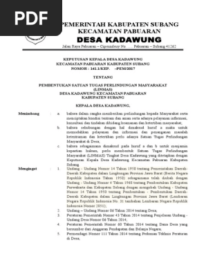 7800 Contoh Undangan Rapat Linmas Terbaik