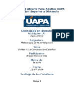 Tarea 2 Unidad II Metodología de Investigacion (UAPA) 11-07-2016
