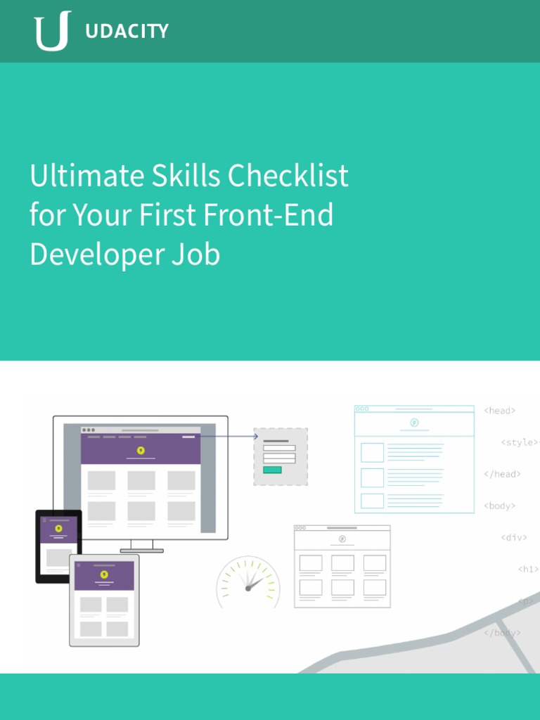 Ultimate Skills Checklist For Your First Front-End Developer Job | PDF