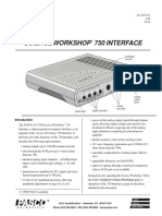 Science Workshop 750 Interface: Instruction Sheet For The PASCO Model CI-7500