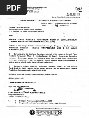 Senarai Tugas Ppm Sekolah Kpm 04012017091558 Pdf