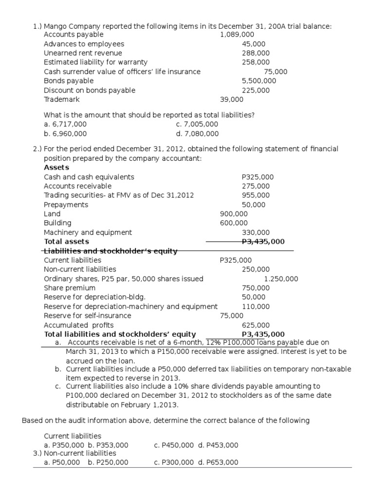 Financial Accounting | Bonds (Finance) | Current Liability