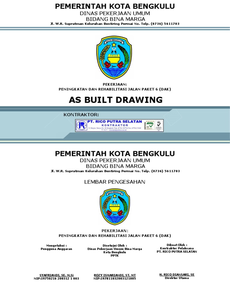 Cover As Built Drawing | PDF