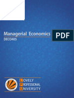  Managerial Economics