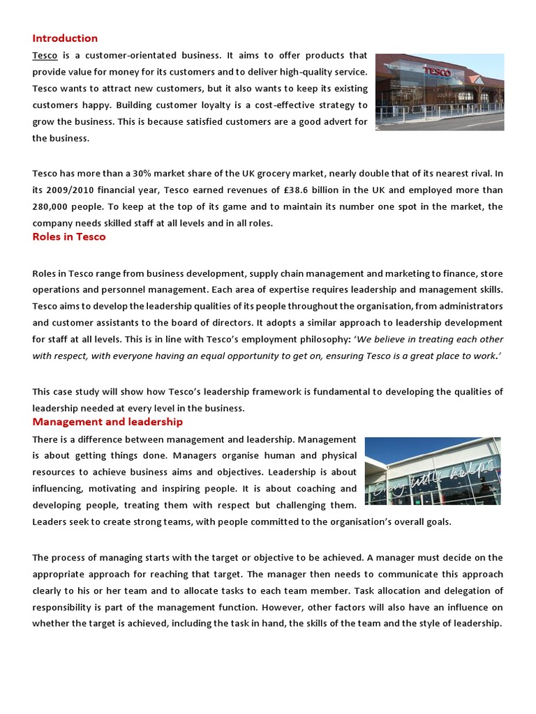 ️ Tesco leadership style. Essay on Leadership Qualities at ...