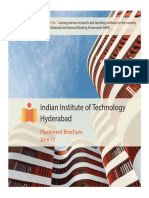 Indian Institute of Technology Hyderabad: Placement Brochure