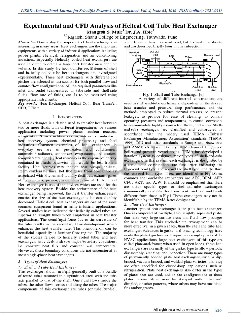 Spiral heat exchanger picture