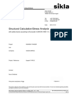 Structural Calculation/Stress Analysis: Siplan