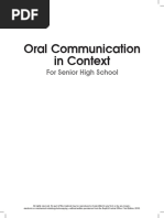 Oral Communication In Context Lm For Shspdf Nonverbal - 