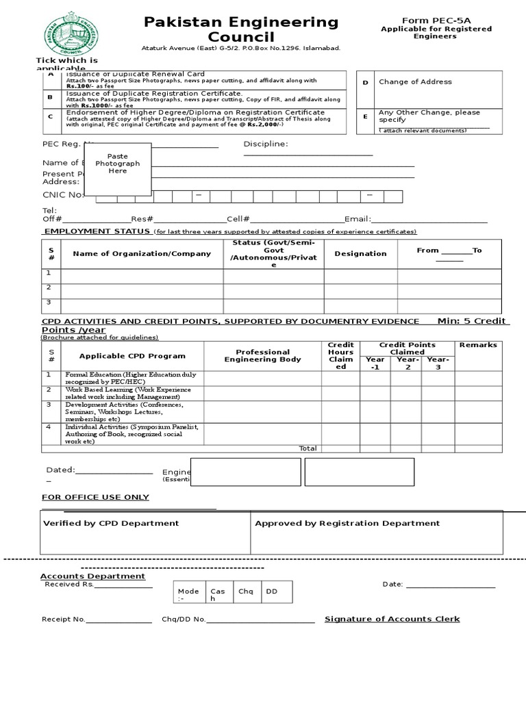 Engineer Registration Document Guide | PDF | Academia | Further Education