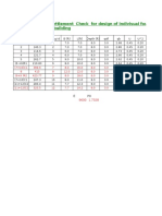 Total Settlement Check For Design of Indivisual Foundation System For 6-Storied Building