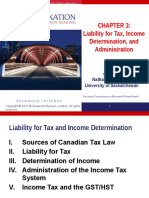 Liability For Tax, Income Determination, and Administration: University of Saskatchewan