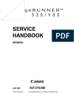 imageRUNNER Ir330, Ir400 Service Handbook PDF