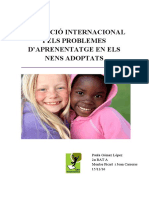 L'adopció Internacional I Els Problemes D'aprenentatge en Els Nens Adoptats
