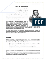 Comenio. El Padre de La Pedagoga PDF