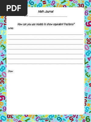 math journal 6 1