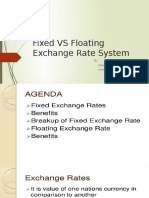 Fixed vs Floating Exchange Rate System