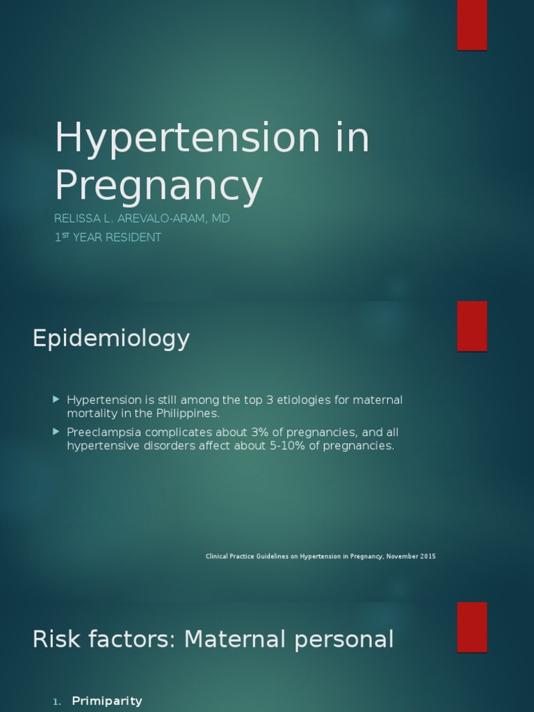 Hypertension in Pregnancy | PDF | Hypertension | Diseases And Disorders