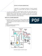 Report in Steam Generators: Schematic Diagram of A Boiler System