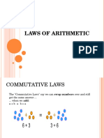 Laws of Arithmetic