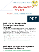 D. L.  N°1293 RESGISTRO INTEGRAL DE FORMALIZACION MINERA
