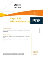 Kapci 255 Nitrocellulose Topcoat: Kapci Car Refinishes System