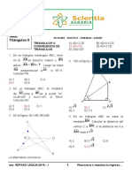 Geometría triángulos repaso 2015