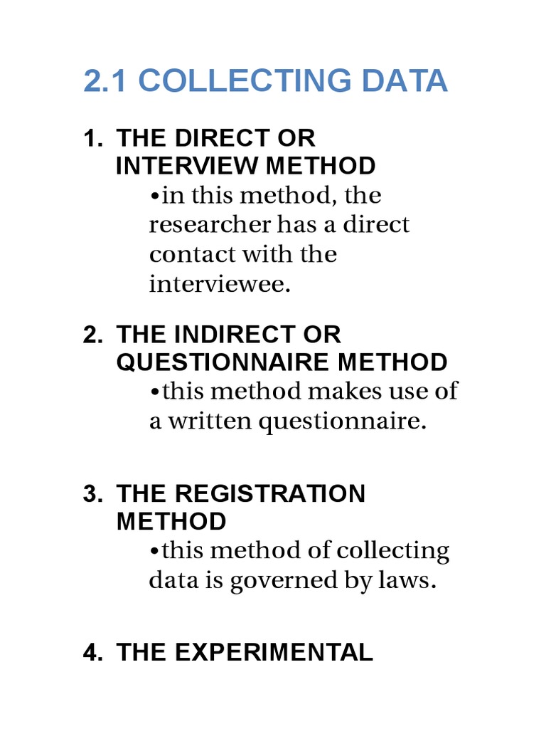 Data Gathering Techniques PDF