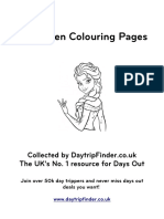 Frozen Colouring Pages Daytripfinder
