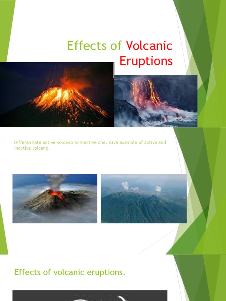 Effects of Volcanic Eruptions PDF