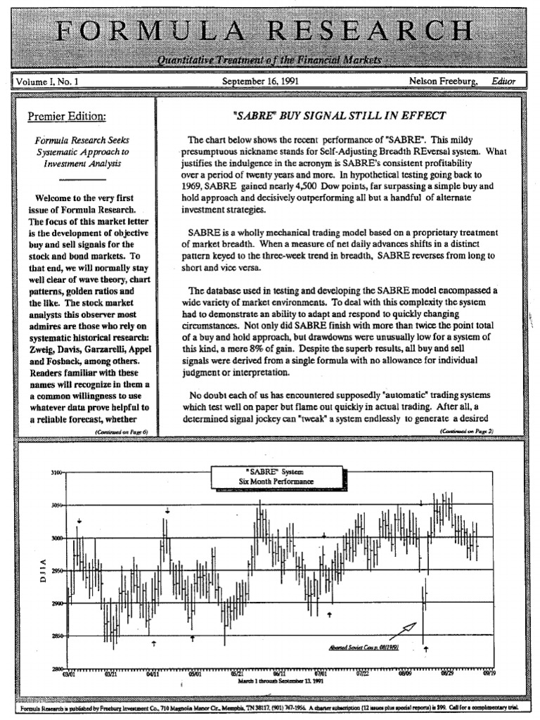 Freeburg, Nelson - Formula Research