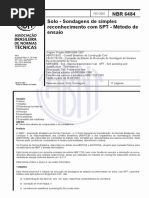NBR6484-2001 Sondagem SPT