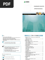Passenger Elevator Operation Manual: Hyundai Elevator Co., LTD