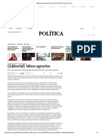 (Editorial) Mitos Agrarios _ Opinión _ Política _ El Comercio Peru