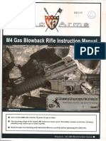 King Arms M4 Gas Blowback Rifle Manual