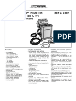 Automatic 12 KV Insulation Test System (C, Tan, PF) 2816/5284