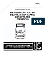 (Ebook - English) US Army - Engineer Course en 5266 - Construction Equipment - Maintenance Concepts and Operations