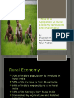 India As A Agrigarian Vs Rural Economy (Prospects and Challenges)