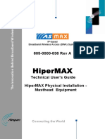 605-0000-836 HiperMAX Physical Installation - Masthead Equipment Rev A