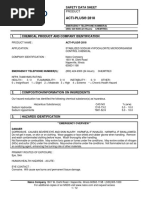 ACTI-PLUS® 2818: Safety Data Sheet