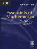 N. Boccara. Essentials of Mathematica With Applications To Mathematics and Physics. 2007, Springer PDF