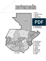 Lamina Mapa de Guatemala