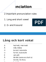 Revision and Pronunciation