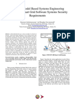 Applying Model Based Systems Engineering approach to Smart Grid Software Systems Security Requirements