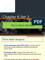 Chapter 6 Set 3 Price Ratio Models